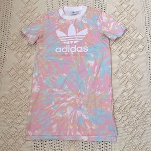 Adidas tie-dye T-shirt dress